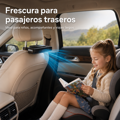 Mini Ventilador Recargable para Auto